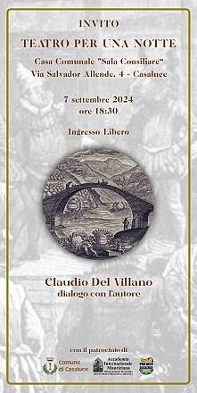 Presentazione del volume teatro per una notte